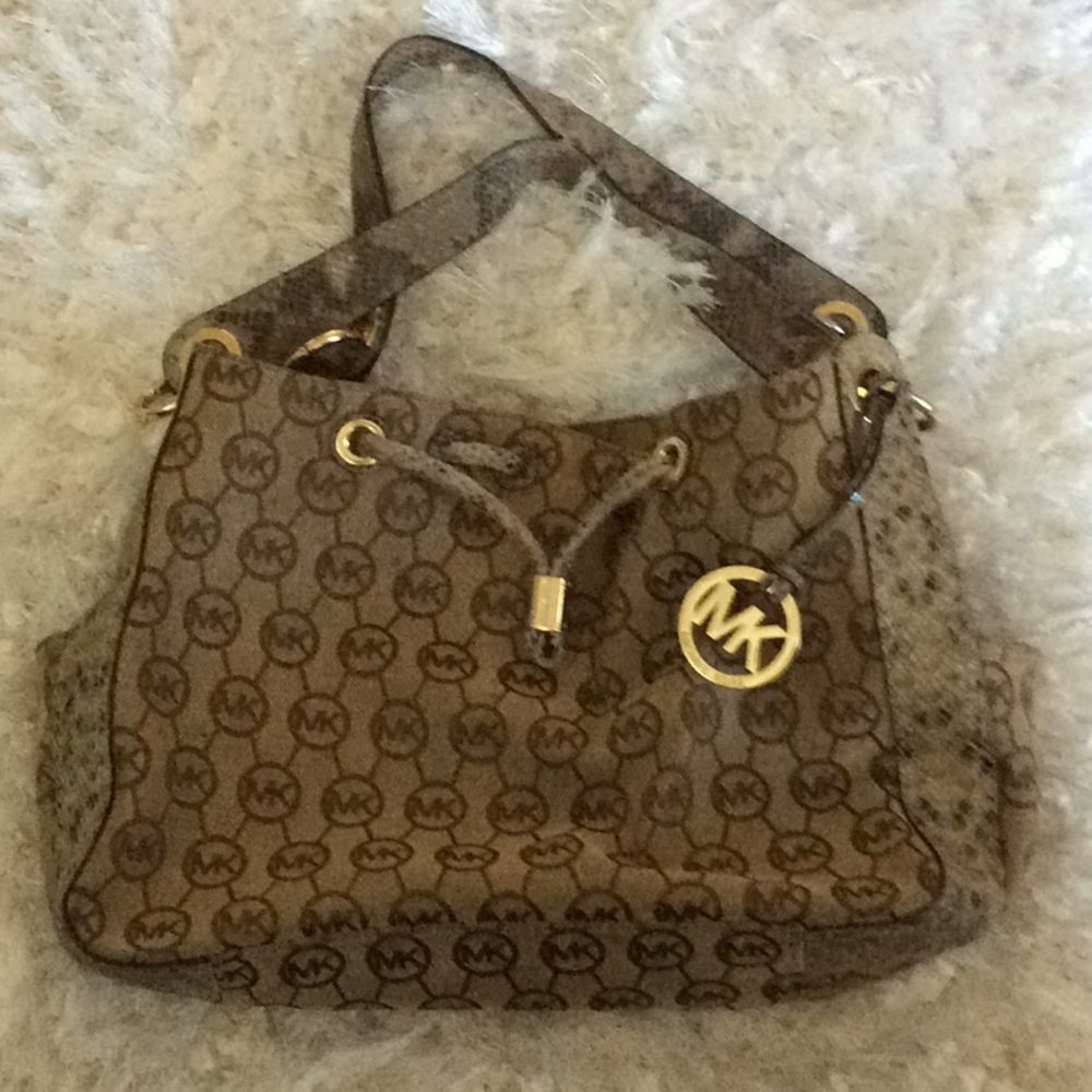 Authentic MK Canvas Purse